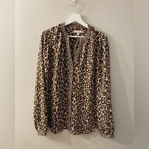 Banana Republic Leopard Blouse